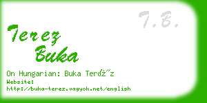 terez buka business card